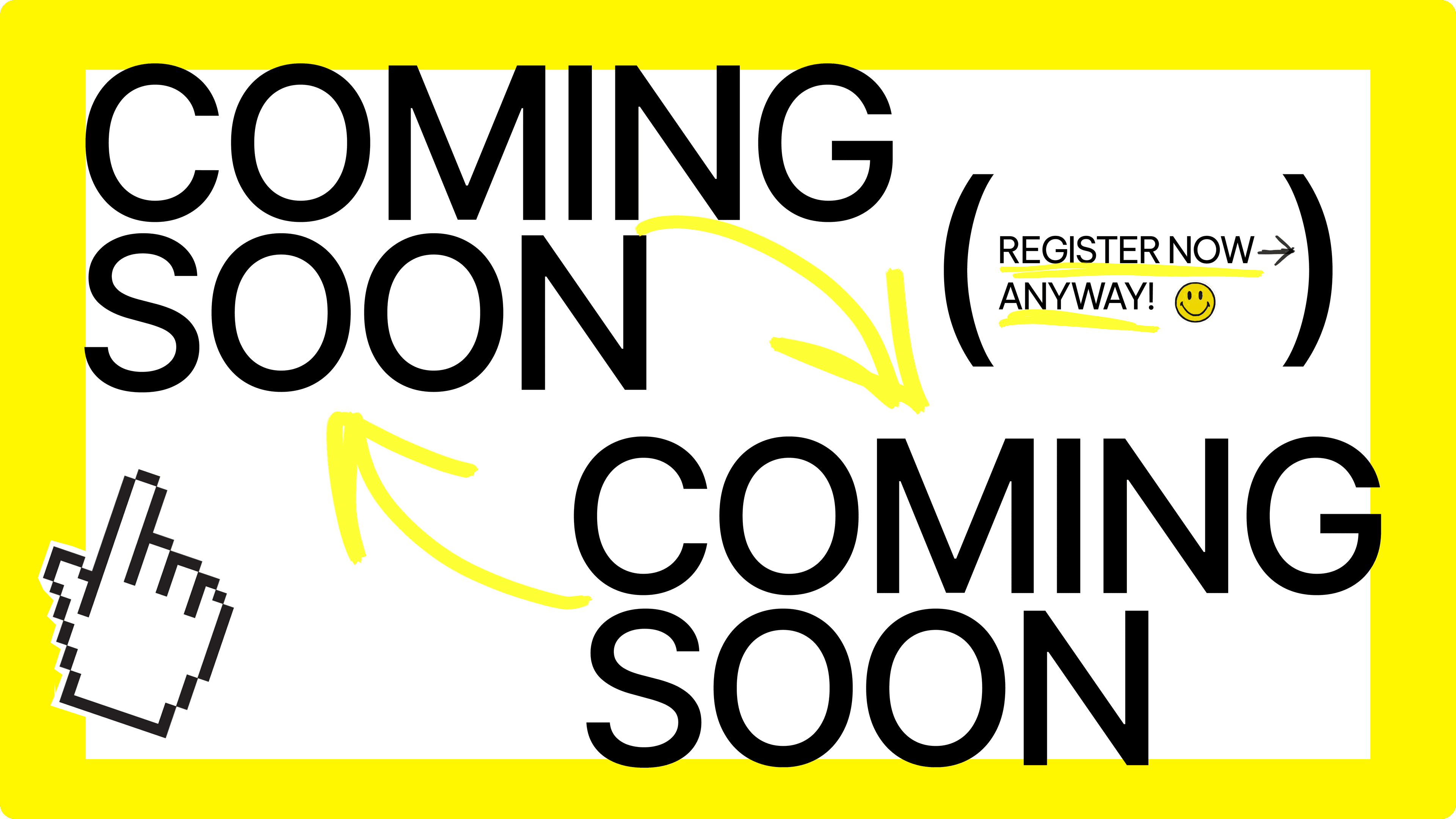 Coming soon banner